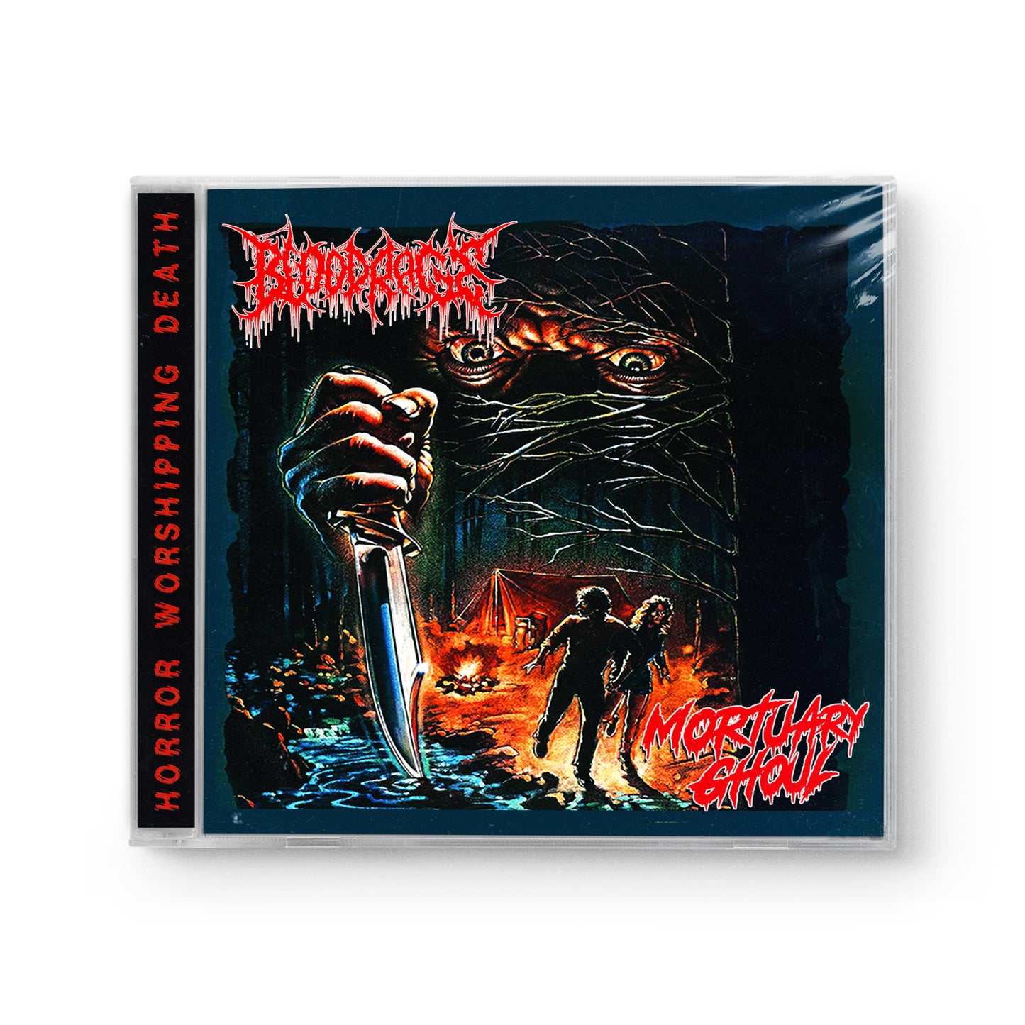 Blood Rage x Mortuary Ghoul "Horror Worshipping Death" CD