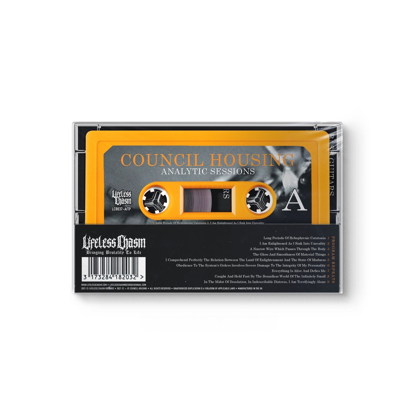 Council Housing "Analytic Sessions" CASSETTE
