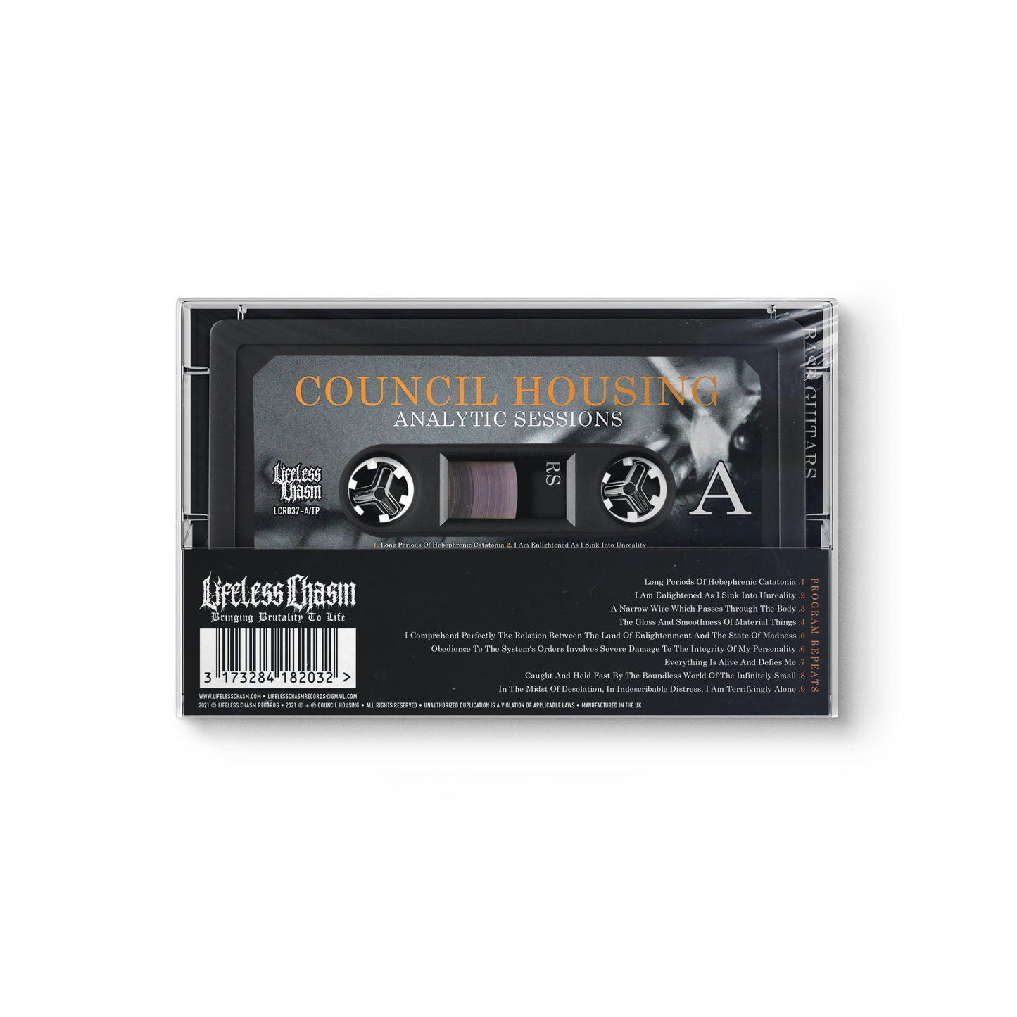 Council Housing "Analytic Sessions" CASSETTE