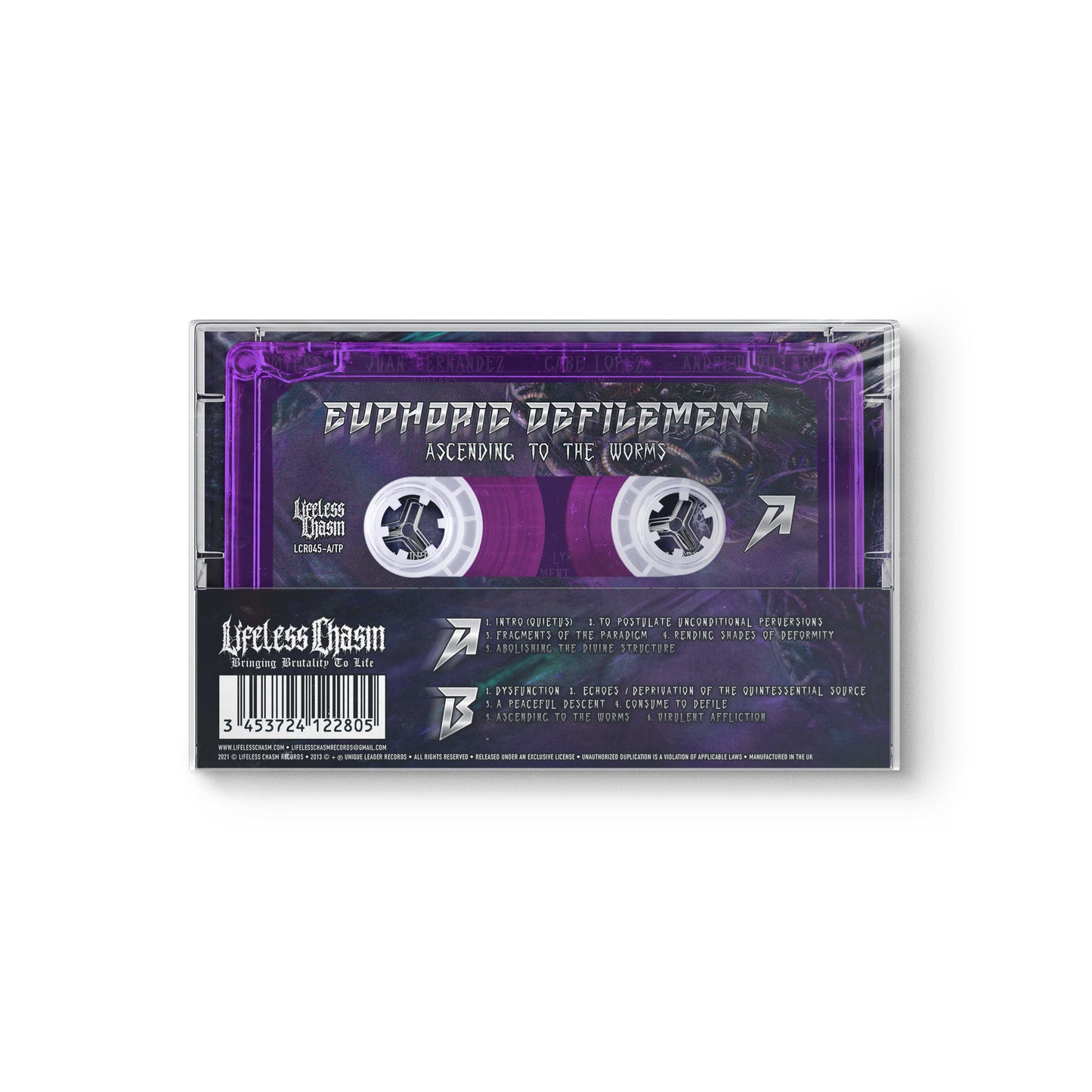Euphoric Defilement "Ascending To The Worms" CASSETTE