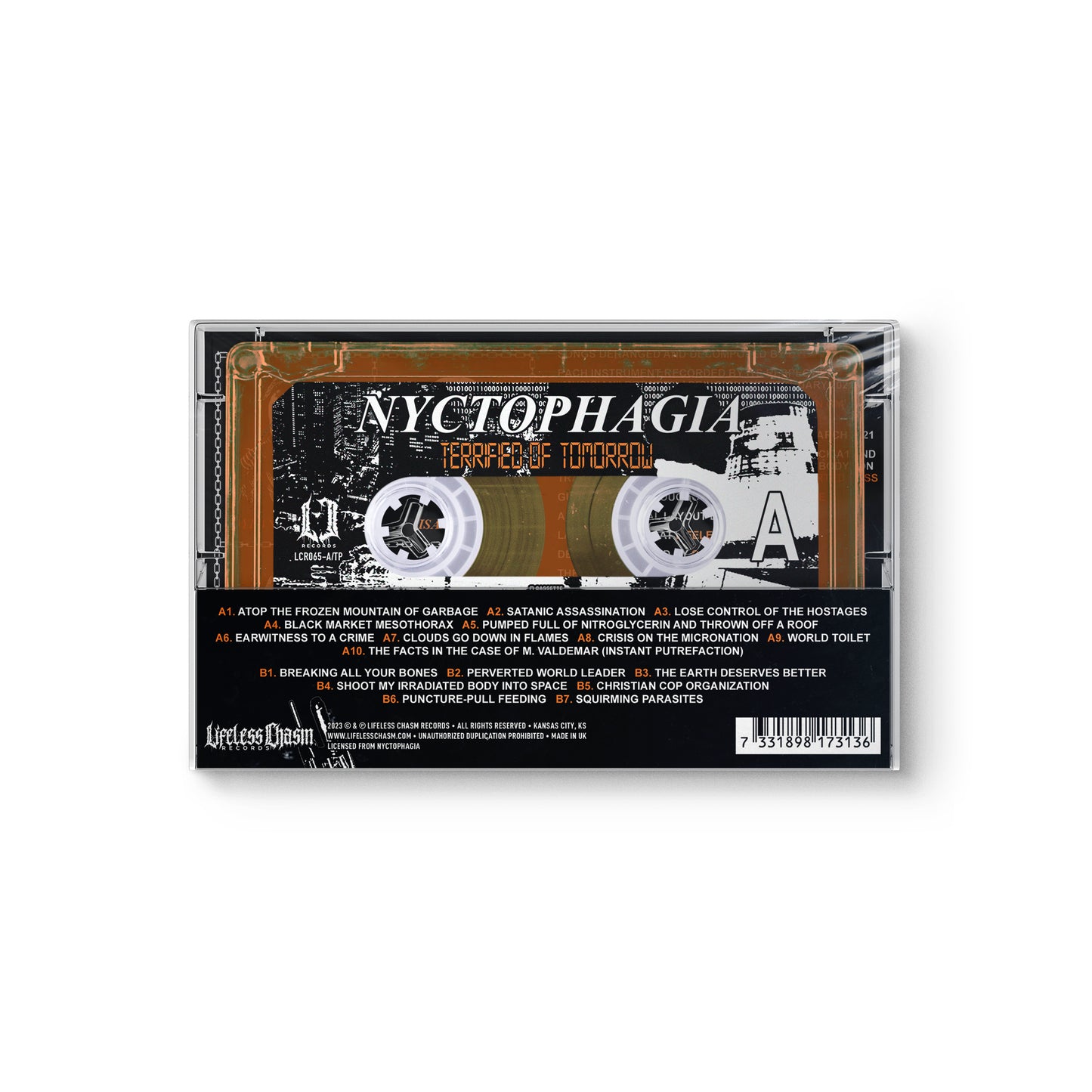 Nyctophagia "Terrified Of Tomorrow" CASSETTE PRE-ORDER