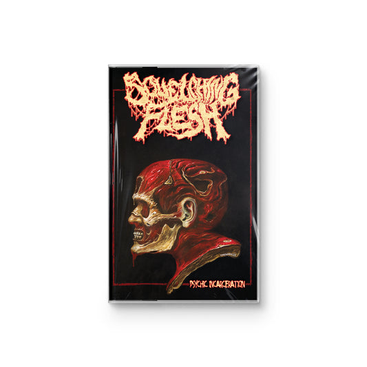 PRE-ORDER — Squelching Flesh "Psychic Incarceration" CASSETTE